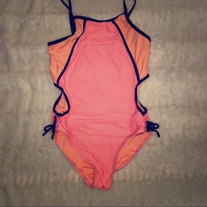 Girls cute neon swimsuit!